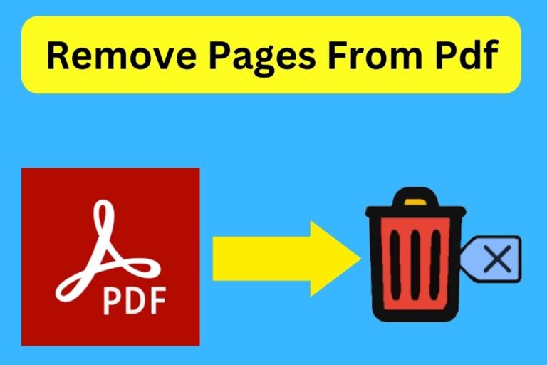 Remove Pages From Pdf