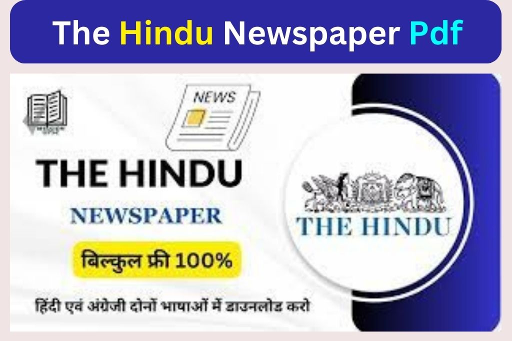 The Hindu Newspaper Pdf 