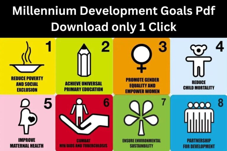 Millennium Development Goals Pdf